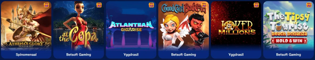 Populaire casinospellen en gokkasten spelen bij Kakadu Casino